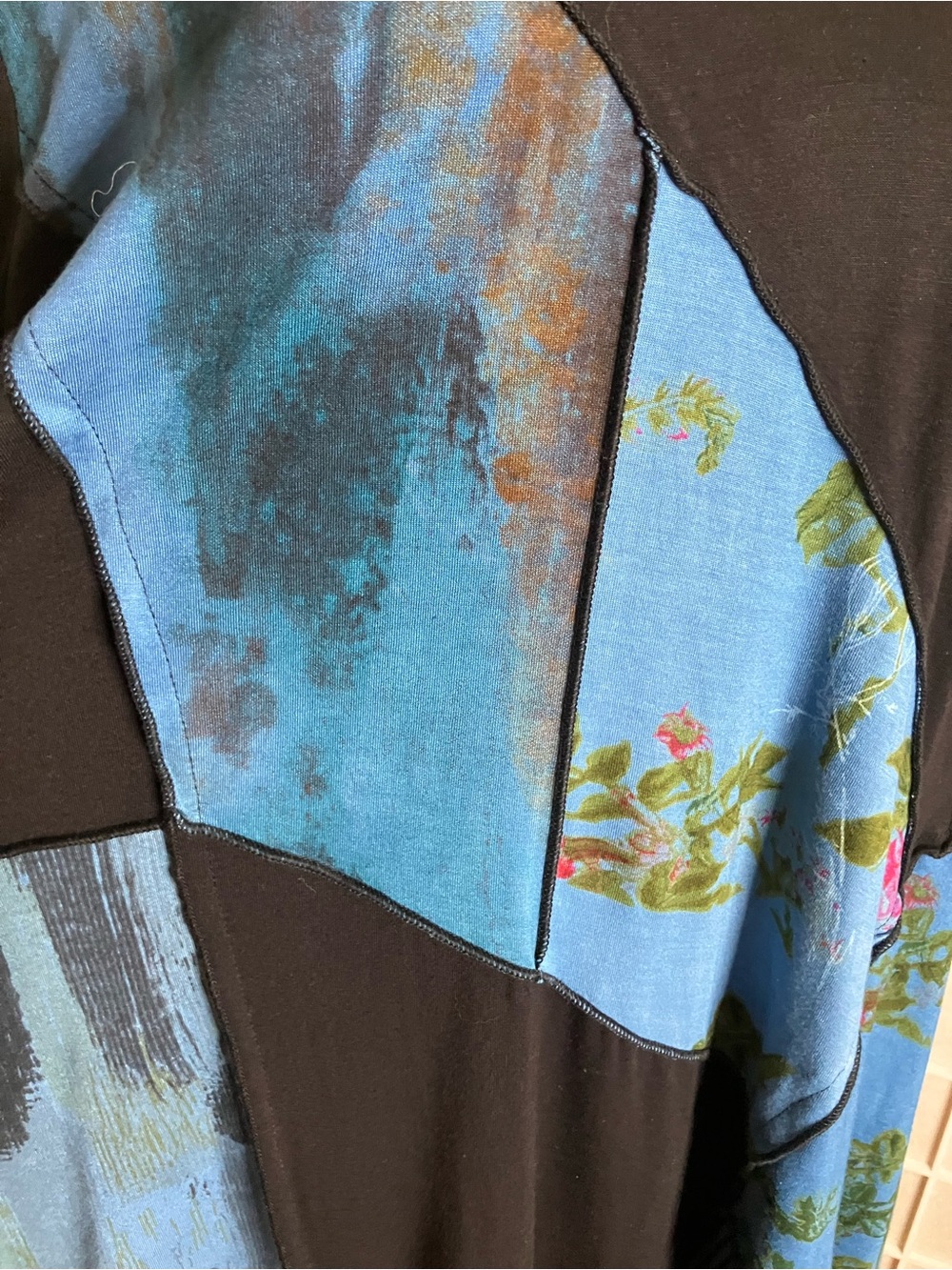 NWT Parsley & Sage Artsy Patchwork Tunic Top - Plus Size 1X - Picture 8 of 9